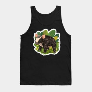 Cute Mountain Tapir Illustration - Adorable Animal Art Tank Top